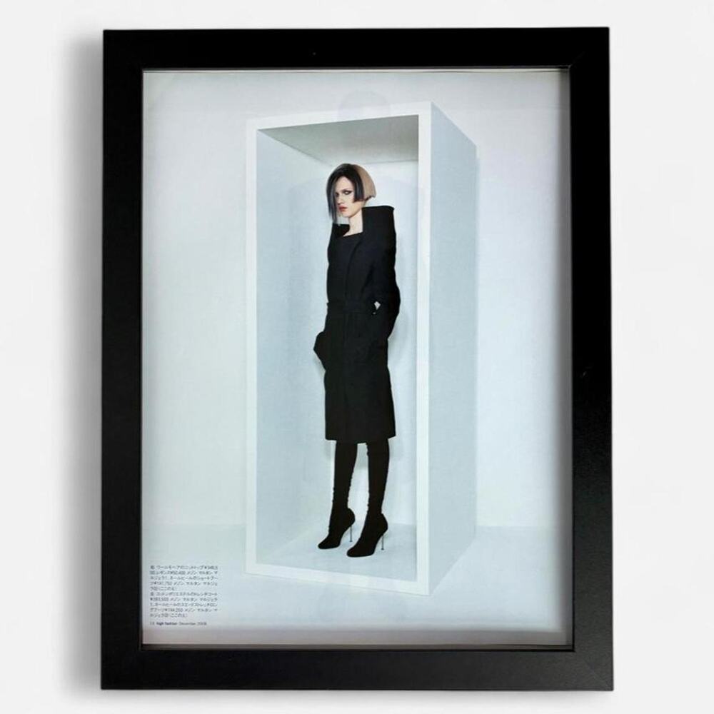Maison Margiela framed print cutout 9x12 High Fashion issue